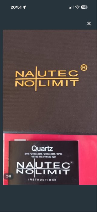 Reloj Nautec No Limit Dorado y Negro