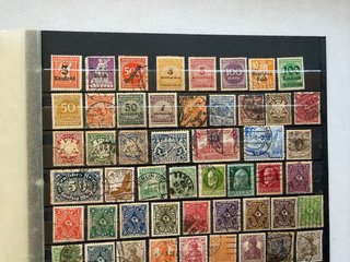 Sellos Imperio Alemán 2 Páginas Usados