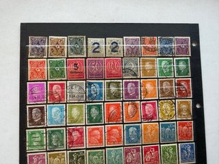 Sellos Imperio Alemán 2 Páginas Usados