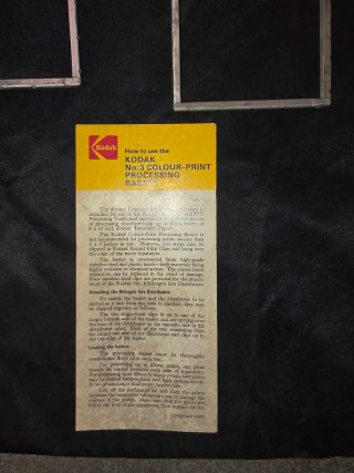 Cesta revelado Kodak