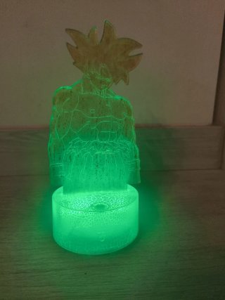 Lámpara LED 3D Goku