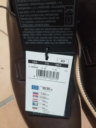 Zapatos de vestir Cortefiel Marrón Talla 43