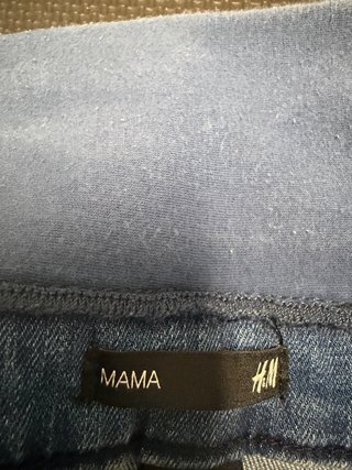 Pantalón vaquero premamá azul