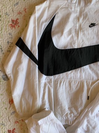Chandal vintage Nike Big Swoosh white