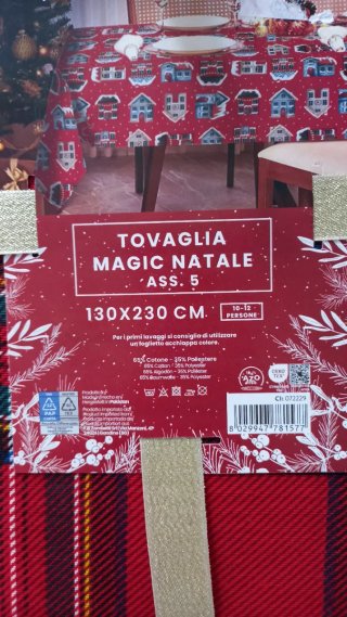 Tavaglia nuova 130×230 cm rossa
