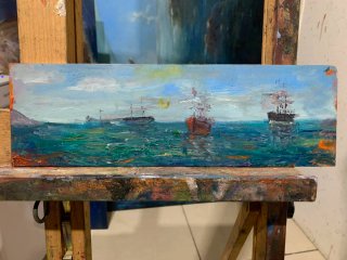 Pintura de autor: "Sem Título"-Bruno Marques