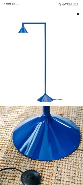 Lámpara PS 2026 metal azul