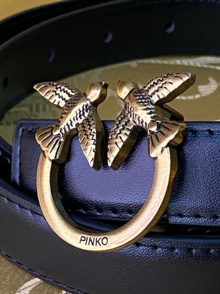 Cintura Pinko donna 110 cm con fibbia love bird