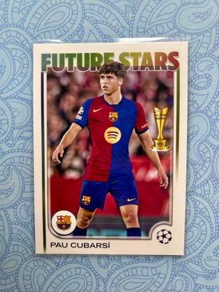 Cromo Pau Cubarsí Future Stars Topps Flagship RC