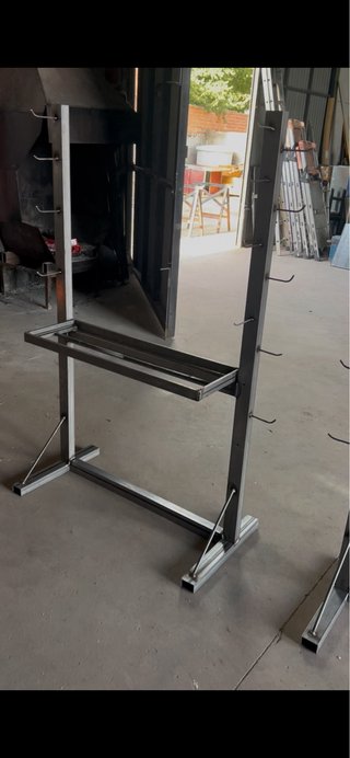 Soporte para accesorias de gimnasio