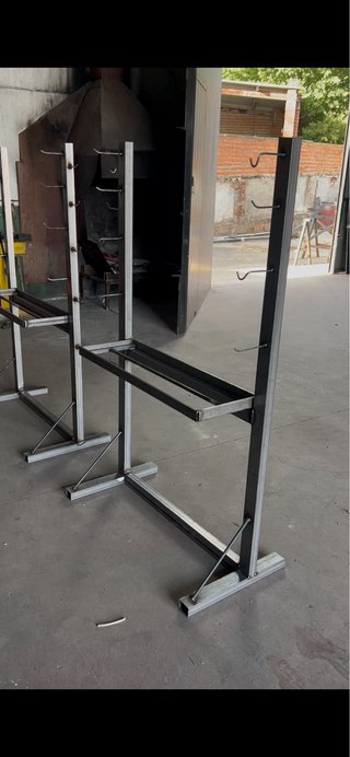 Soporte para accesorias de gimnasio