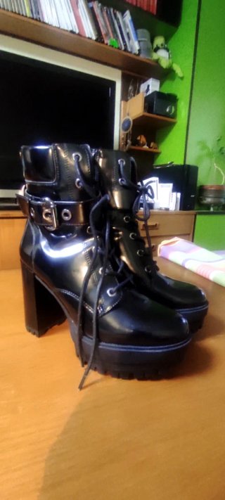 Botines Plataforma Bershka Talla 37