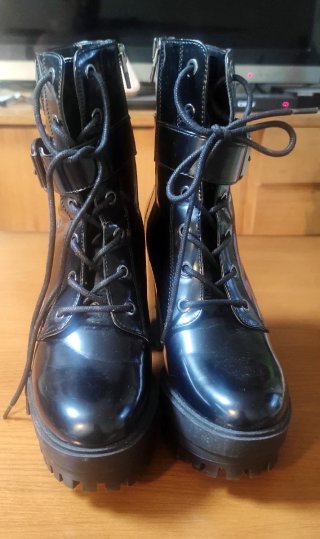 Botines Plataforma Bershka Talla 37