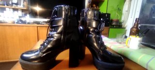 Botines Plataforma Bershka Talla 37