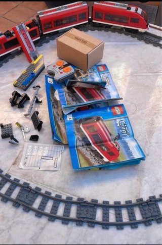 Tren Lego City con vías 7938