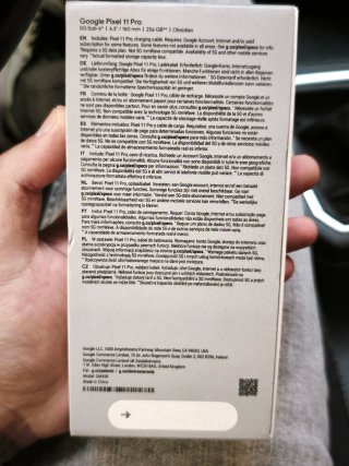 Google Pixel 11 Pro Negro/Gris