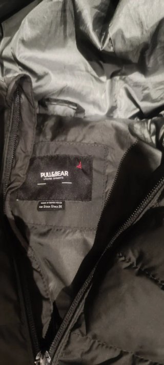 Cazadora acolchada capucha Pull&Bear Talla S