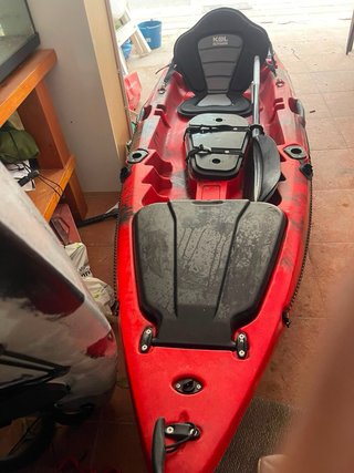 Kayak de pesca KOL Outdoor rojo