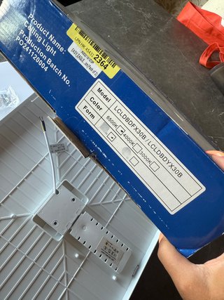 Foco LED Cuadrado Blanco