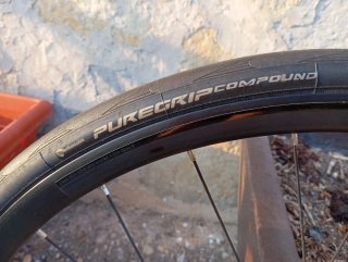 Juego Ruedas Ciclismo con Discos y Cubiertas
