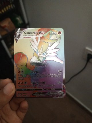 Carta Pokémon Cinderace VMAX 194/192