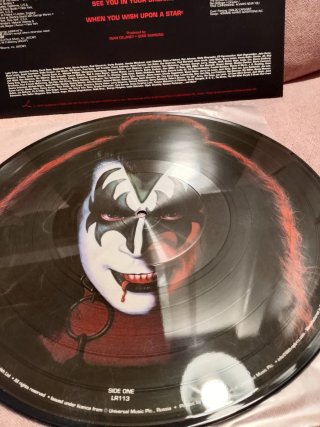 GENE SIMMONS solo album KISs 1978 LP picture disc