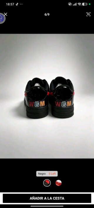 BAPE Zapatillas Negras y Rojas talla la que sea