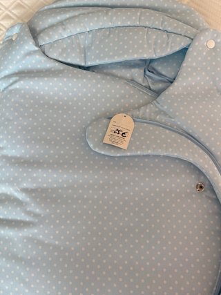 Saco para capazo y silla azul