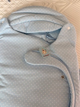 Saco para capazo y silla azul