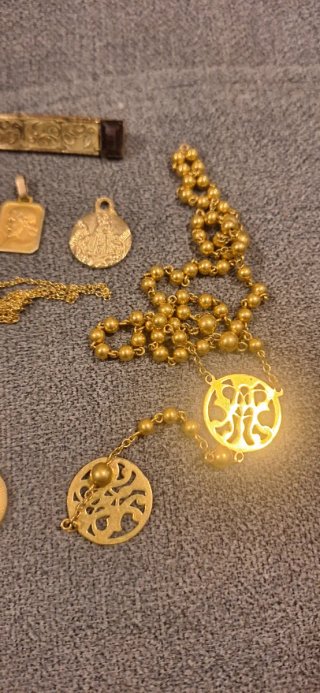 Conjunto Joyas Bañadas en Oro