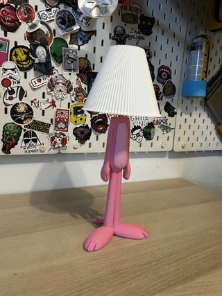 Lámpara Pantera Rosa Decoración