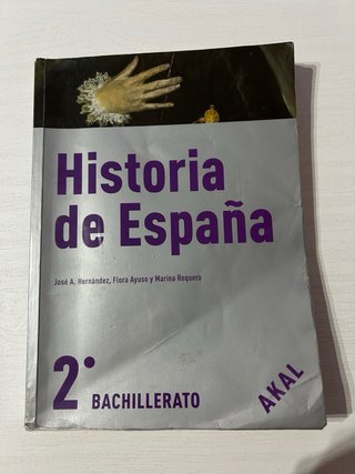 libros, historia de España segundo bachillerato