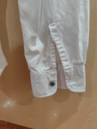 Camisa blanca manga larga