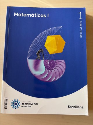 Matemáticas I - 1º Bachillerato Santillana