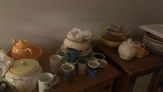 Juego de vajilla de cerámica y porcelana