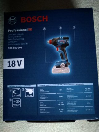 NUEVOS Atornillador de impacto Bosch GDX 18V-200