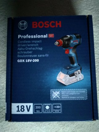 NUEVOS Atornillador de impacto Bosch GDX 18V-200