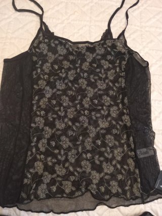 Completo intimo Bolleblu nero pizzo floreale