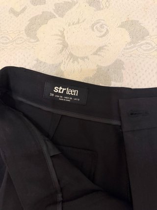 Pantalón negro ancho talla M/38
