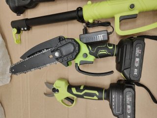Kit Tijeras y Sierra Eléctrica Telescópica