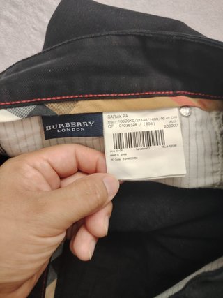 Pantalón Burberry Negro