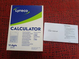 Calculadora Lyreco Solar 12 Dígitos
