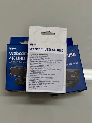 Webcam Iggual 4K UHD WC3840 Business Pro View