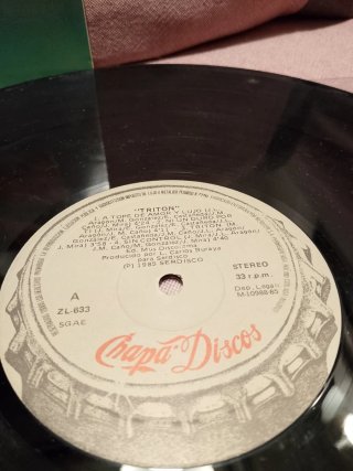 TRITÓN sin título LP 1985 vinilo ed. Chapa