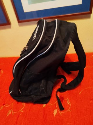 Mochila Macron con estampado de Messi