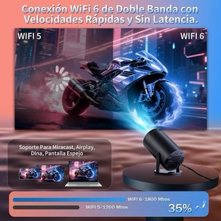 Proyector Portátil 1080P 2026