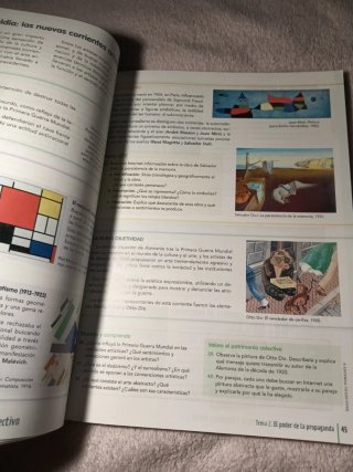 Libro escolar geografía e historia 4,eso