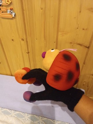 Marioneta mariquita esponja
