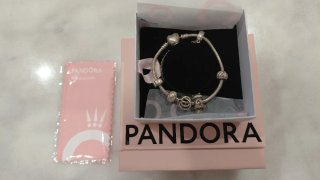 Pulsera Pandora Acero con Dijes...