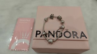 Pulsera Pandora Acero con Dijes...